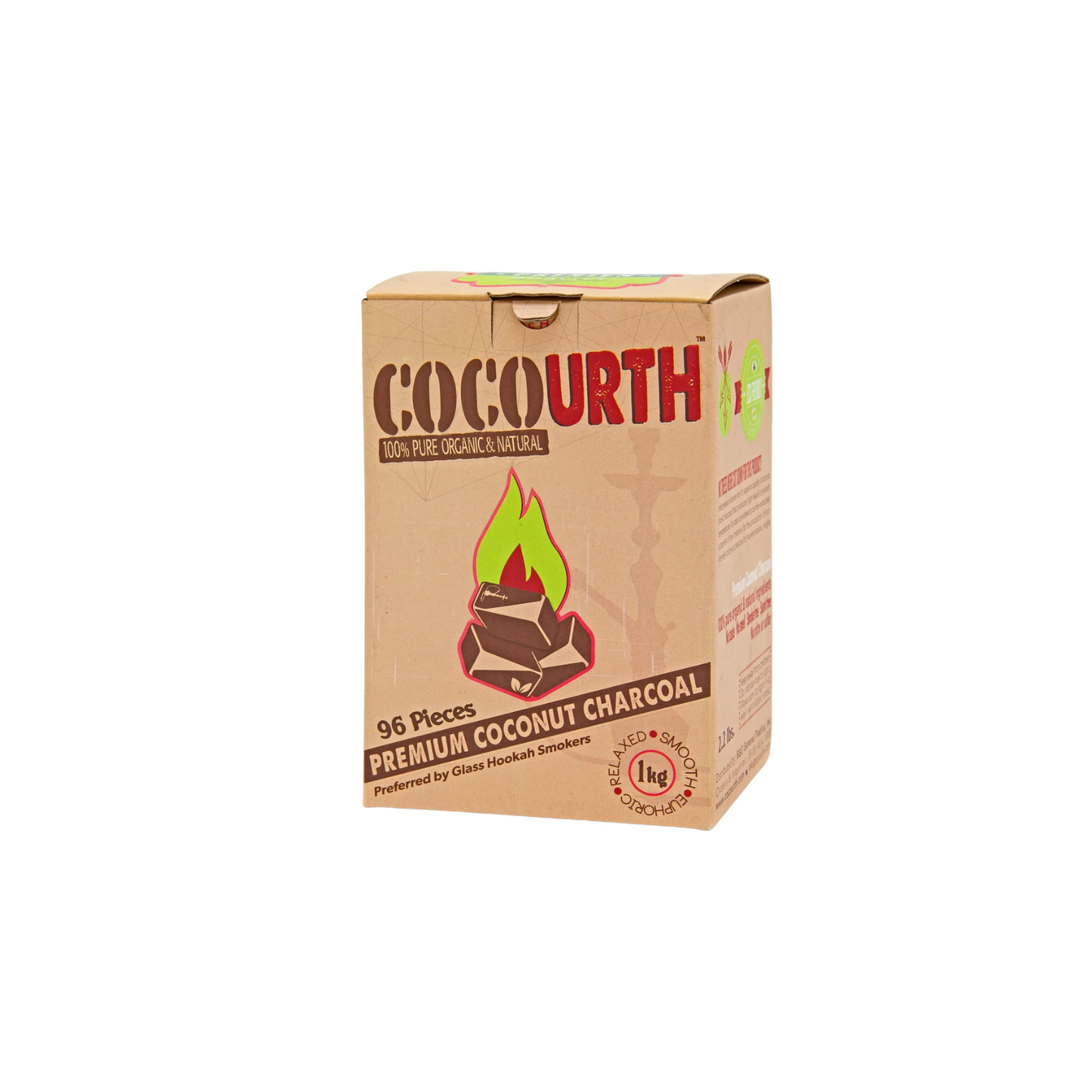 CocoUrth Cubes Coconut Charcoal