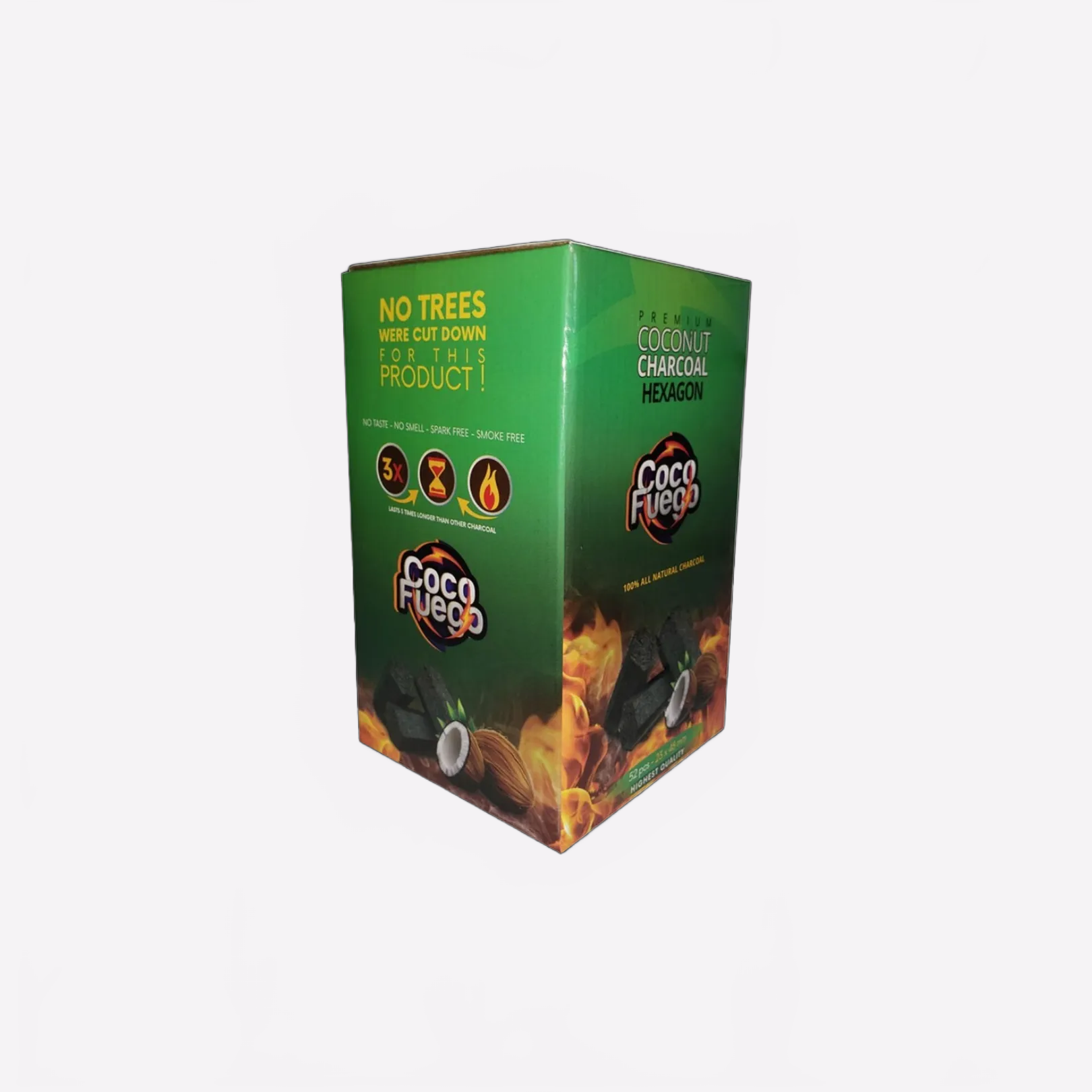 Coco Fuego Hexagon Coconut Charcoal – Hookah Zone