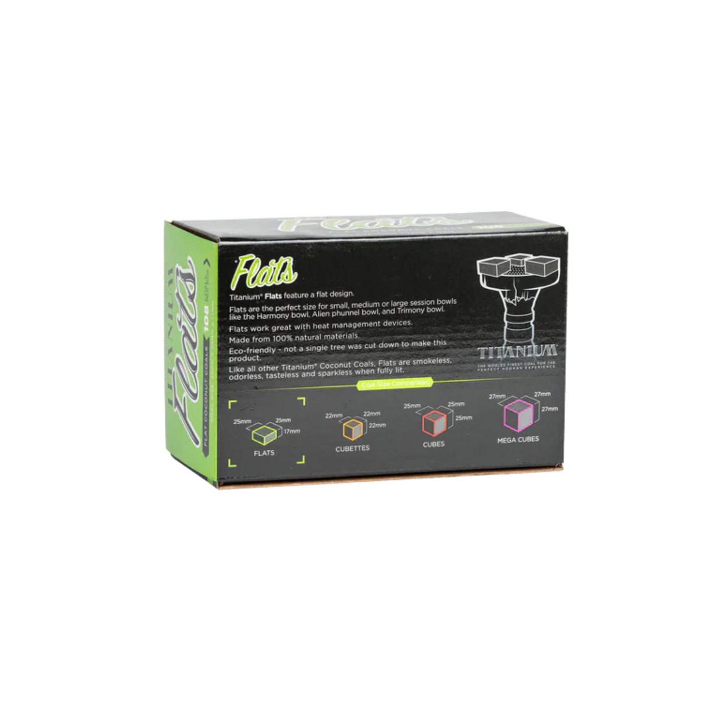 Titanium Flats Coconut Charcoal