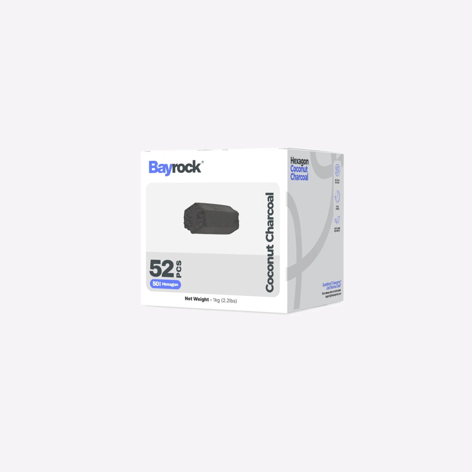 Bayrock Hexagon Coconut Charcoal