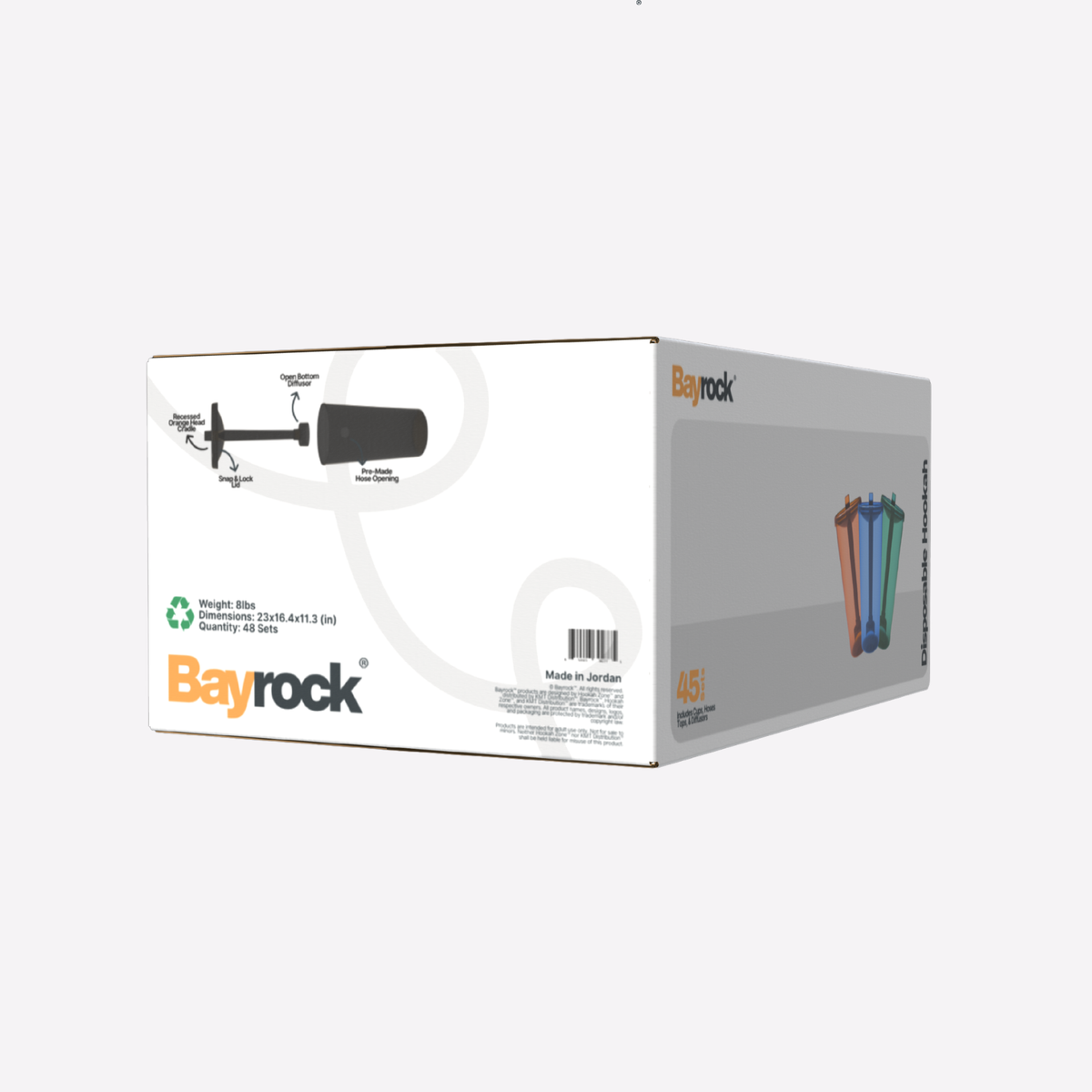 Vaso desechable para cachimba BayRock®