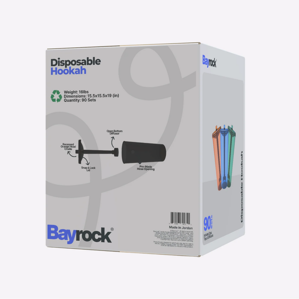 كوب الشيشة BayRock® للاستخدام مرة واحدة