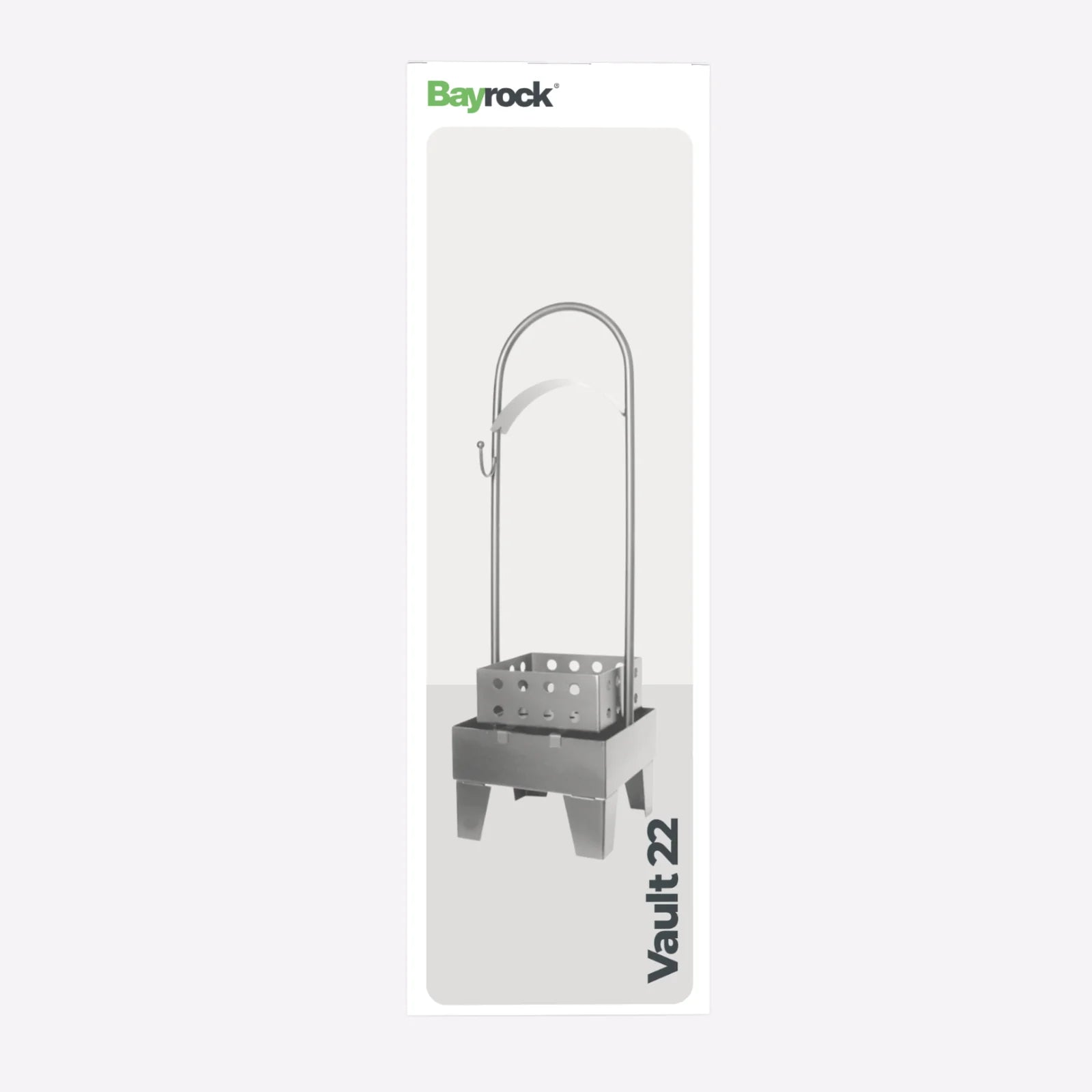 Bayrock Vault 22 Silver Charcoal Carrier