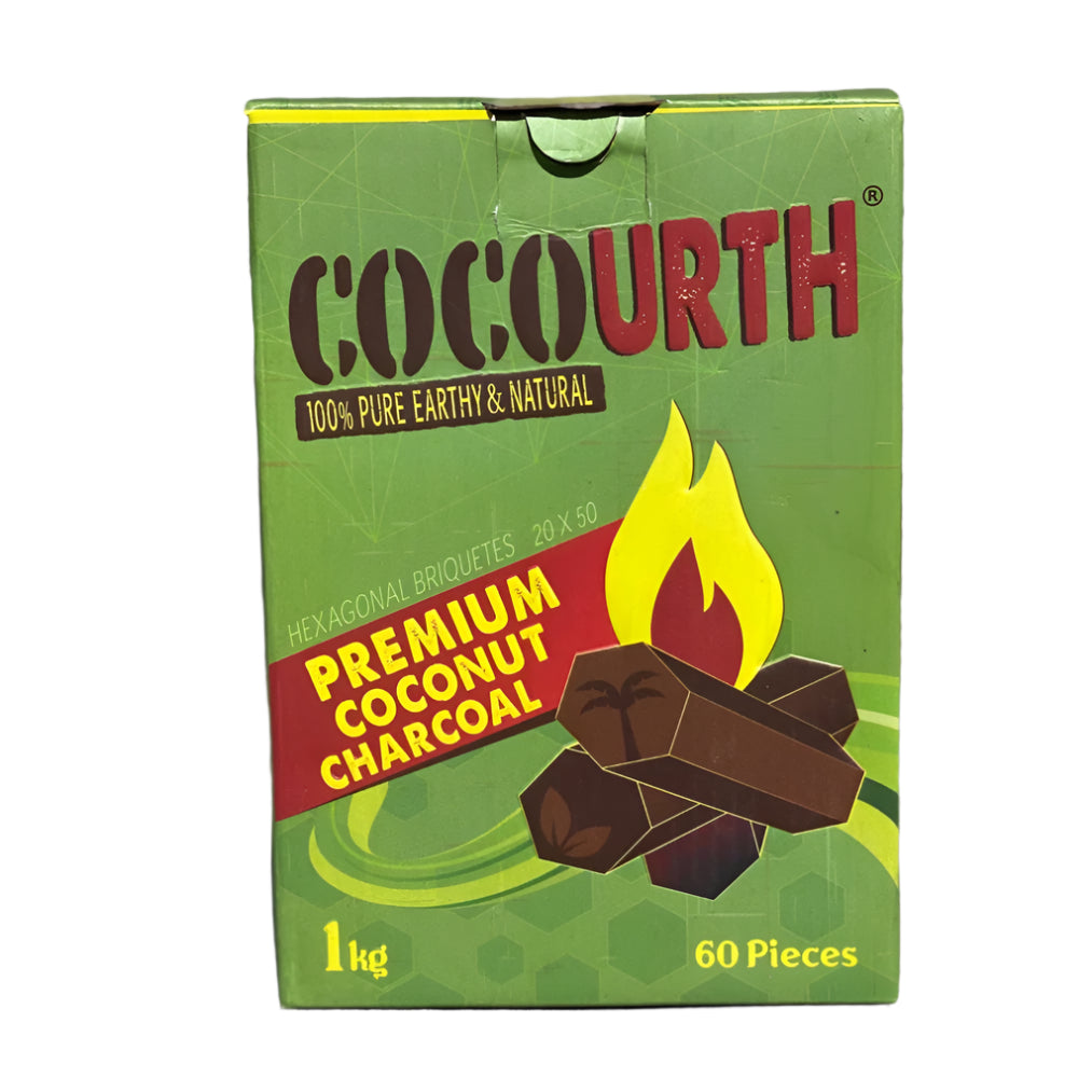 CocoUrth Hexagon Coconut Charcoal