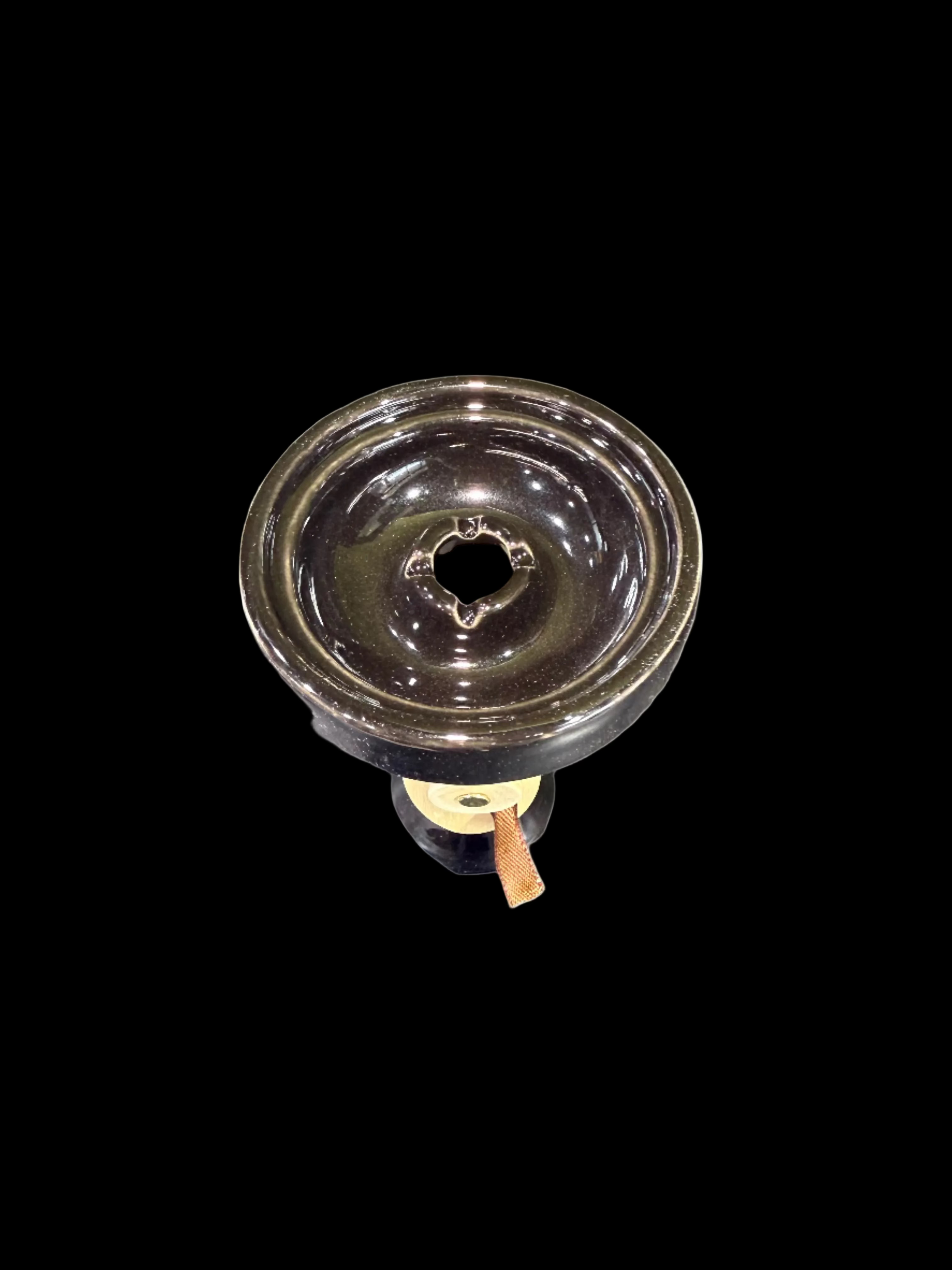 Khateeb Black Glazed Bowl