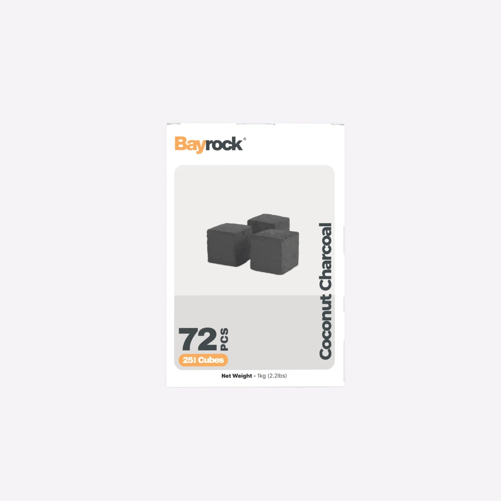 Bayrock Cubes Coconut Charcoal (25mm)