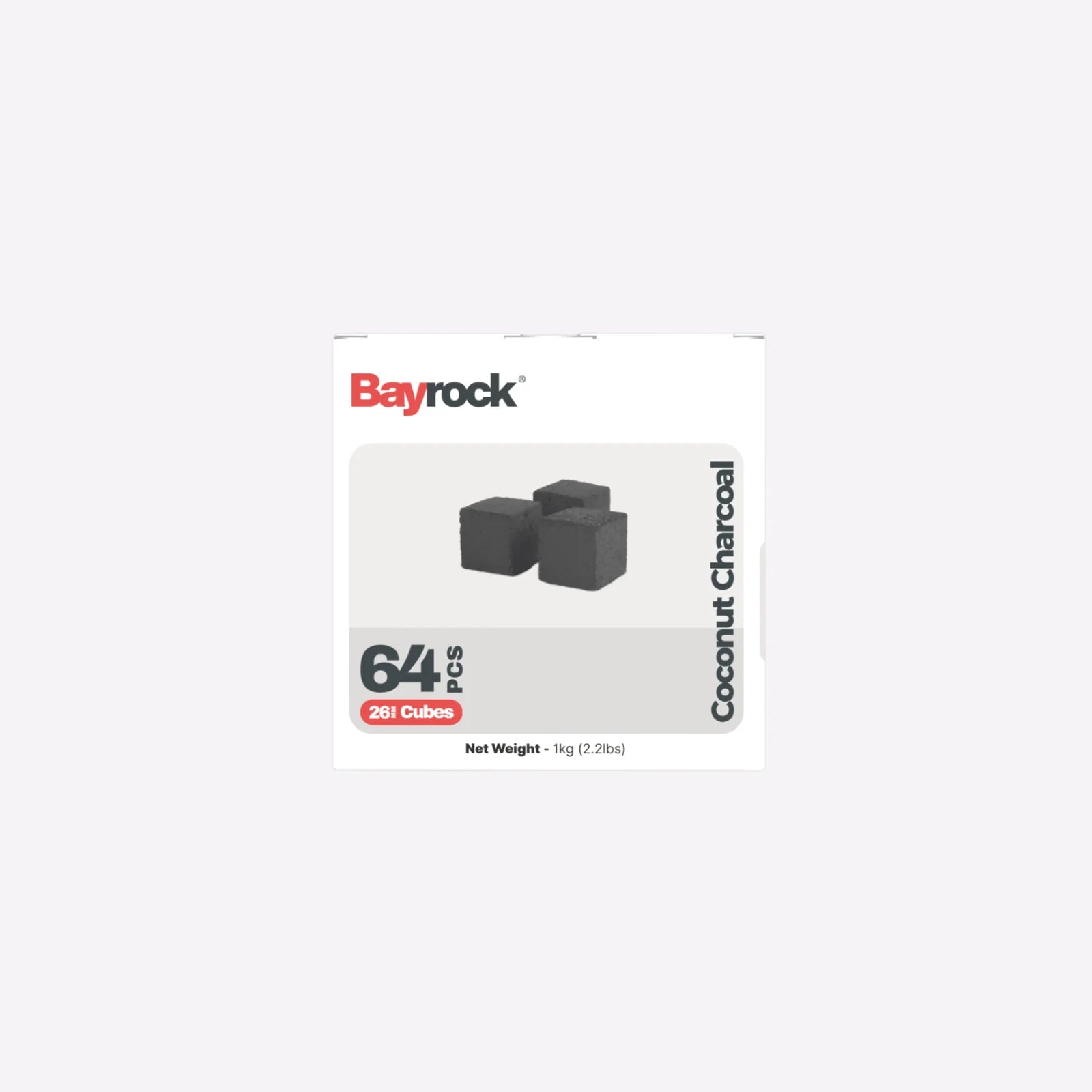 Bayrock XL Cubes Coconut Charcoal (25mm)