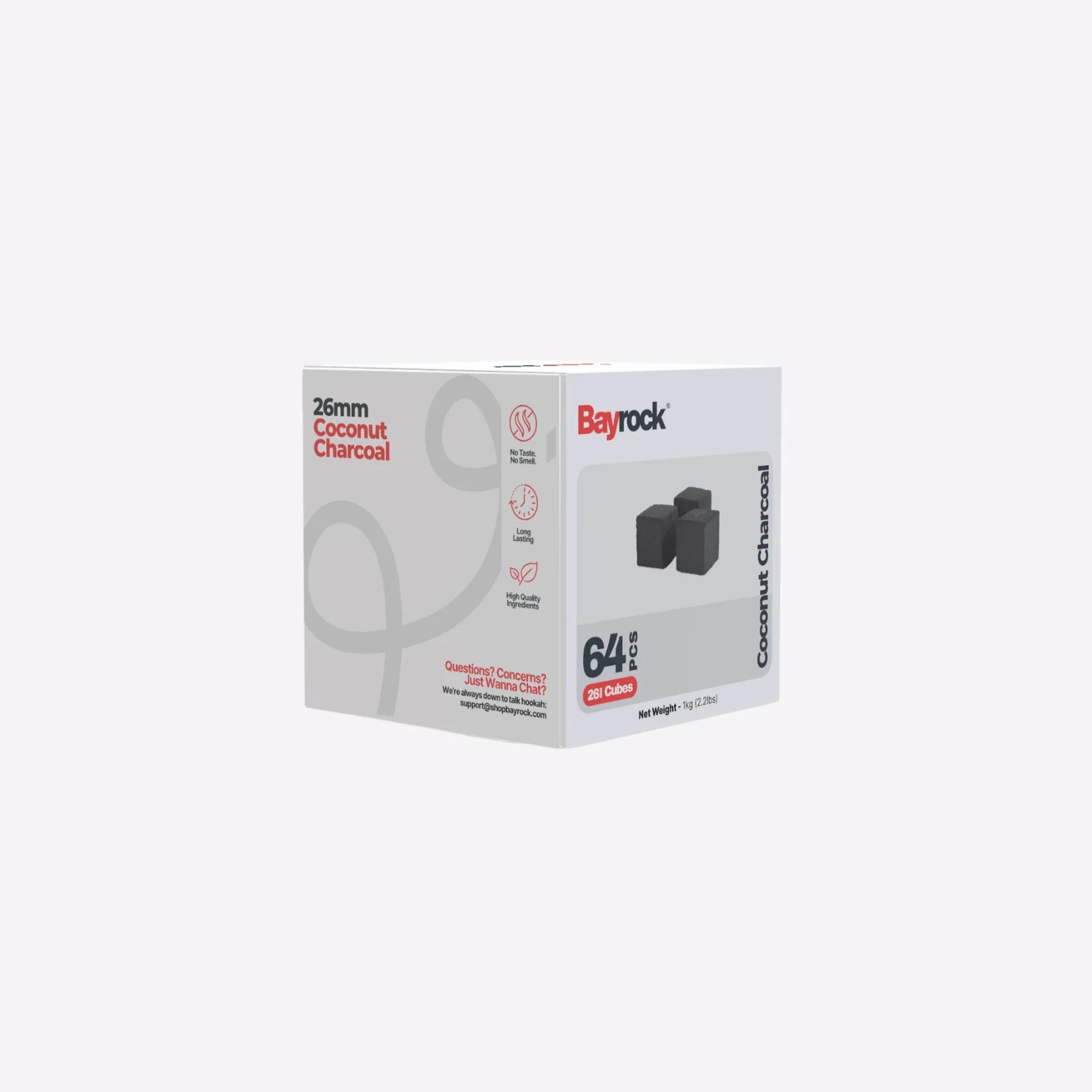 Bayrock XL Cubes Coconut Charcoal (25mm)