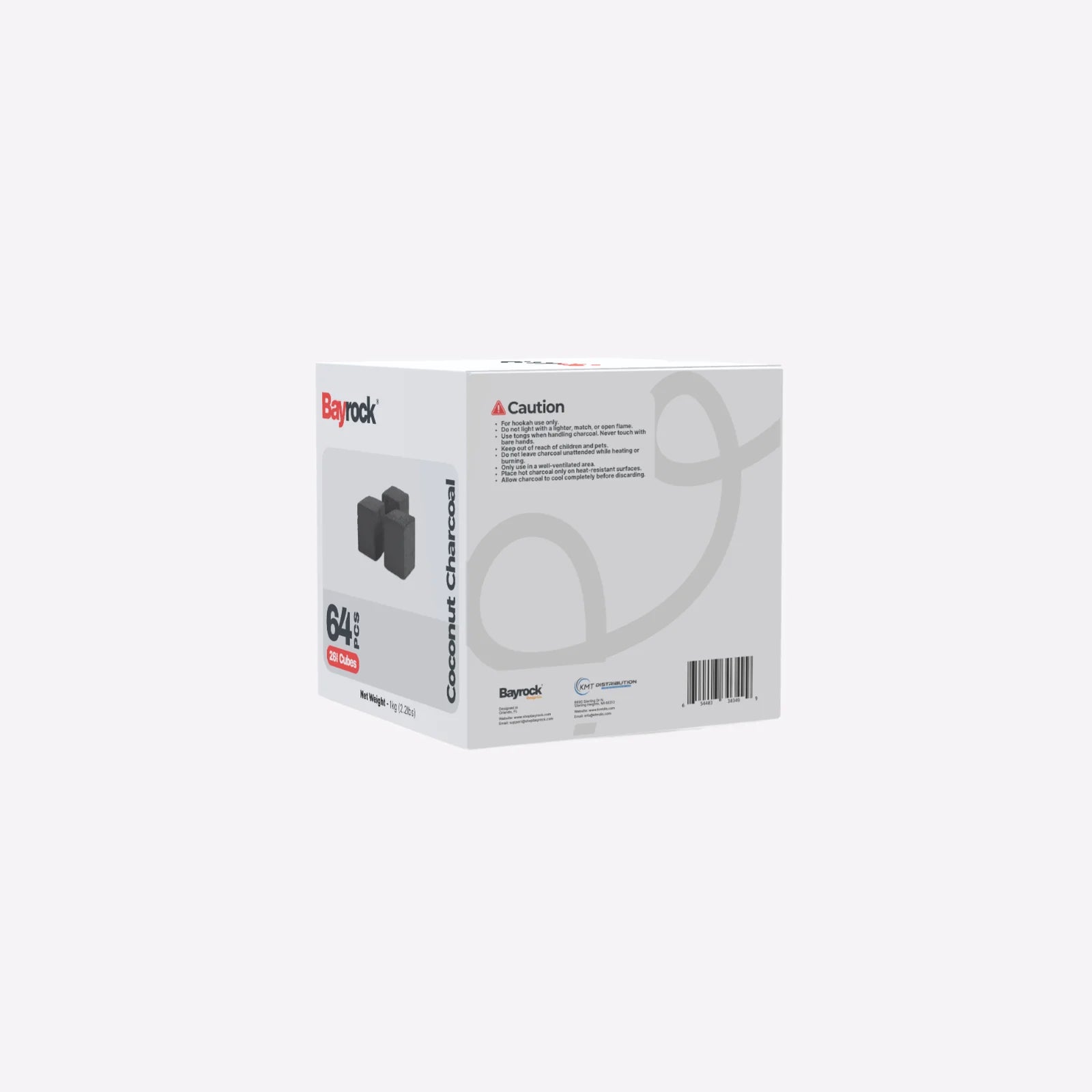 Bayrock XL Cubes Coconut Charcoal (25mm)