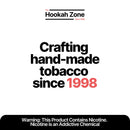 hand crafted tobacco by hookah zone