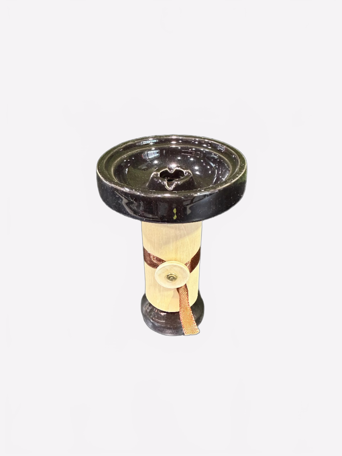Khateeb Black Glazed Bowl