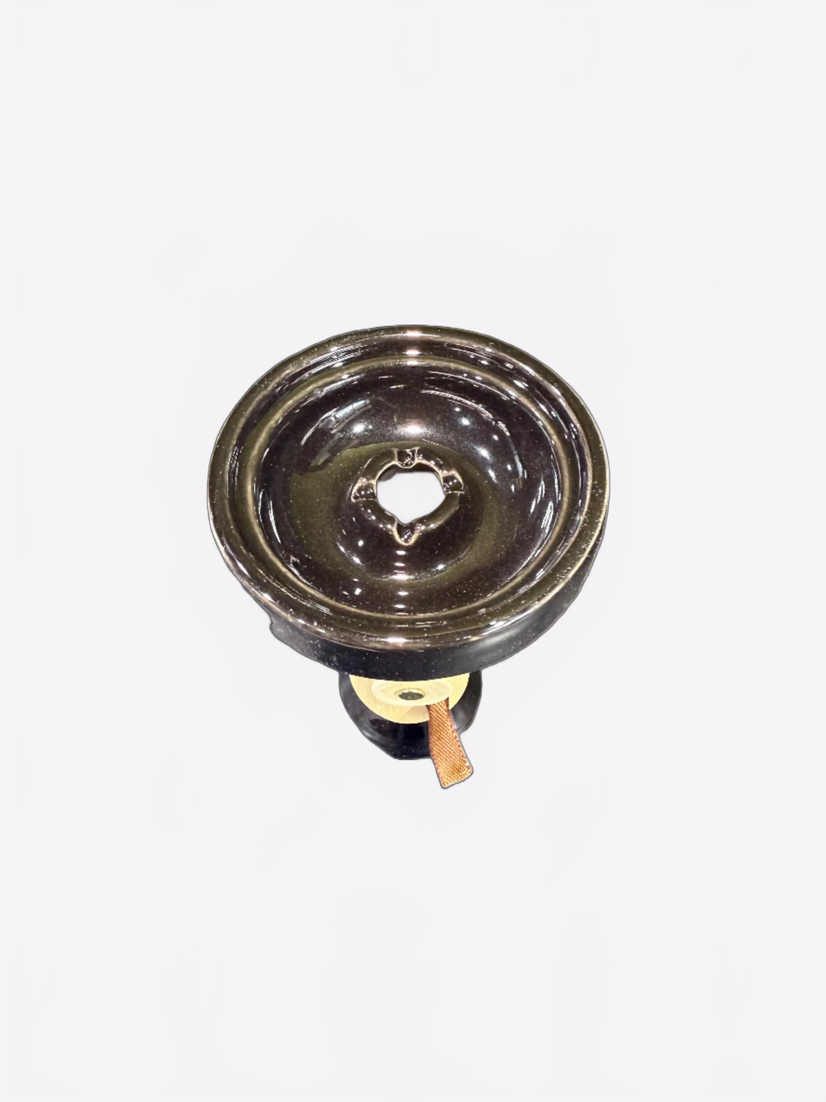 Khateeb Black Glazed Bowl