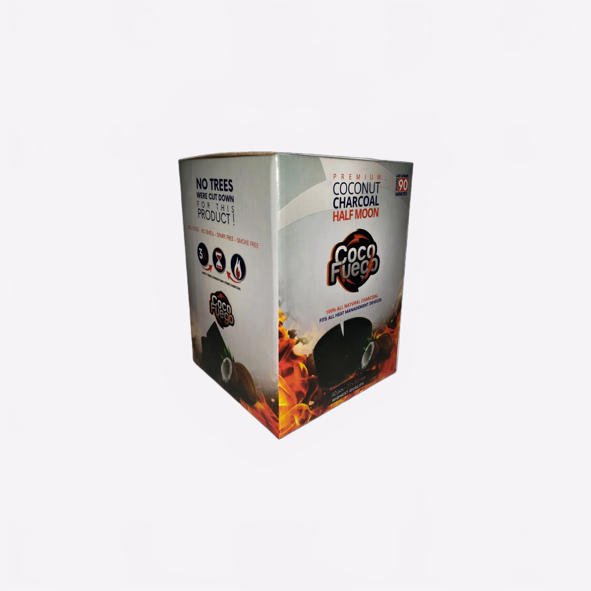 Coco Fuego Half Moon Coconut Charcoal