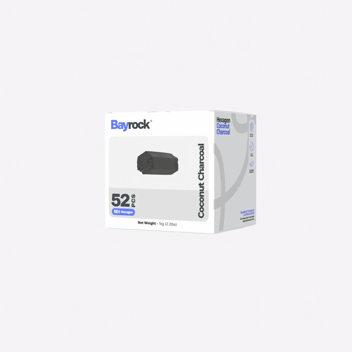 Bayrock® Hexagon Coconut Charcoal