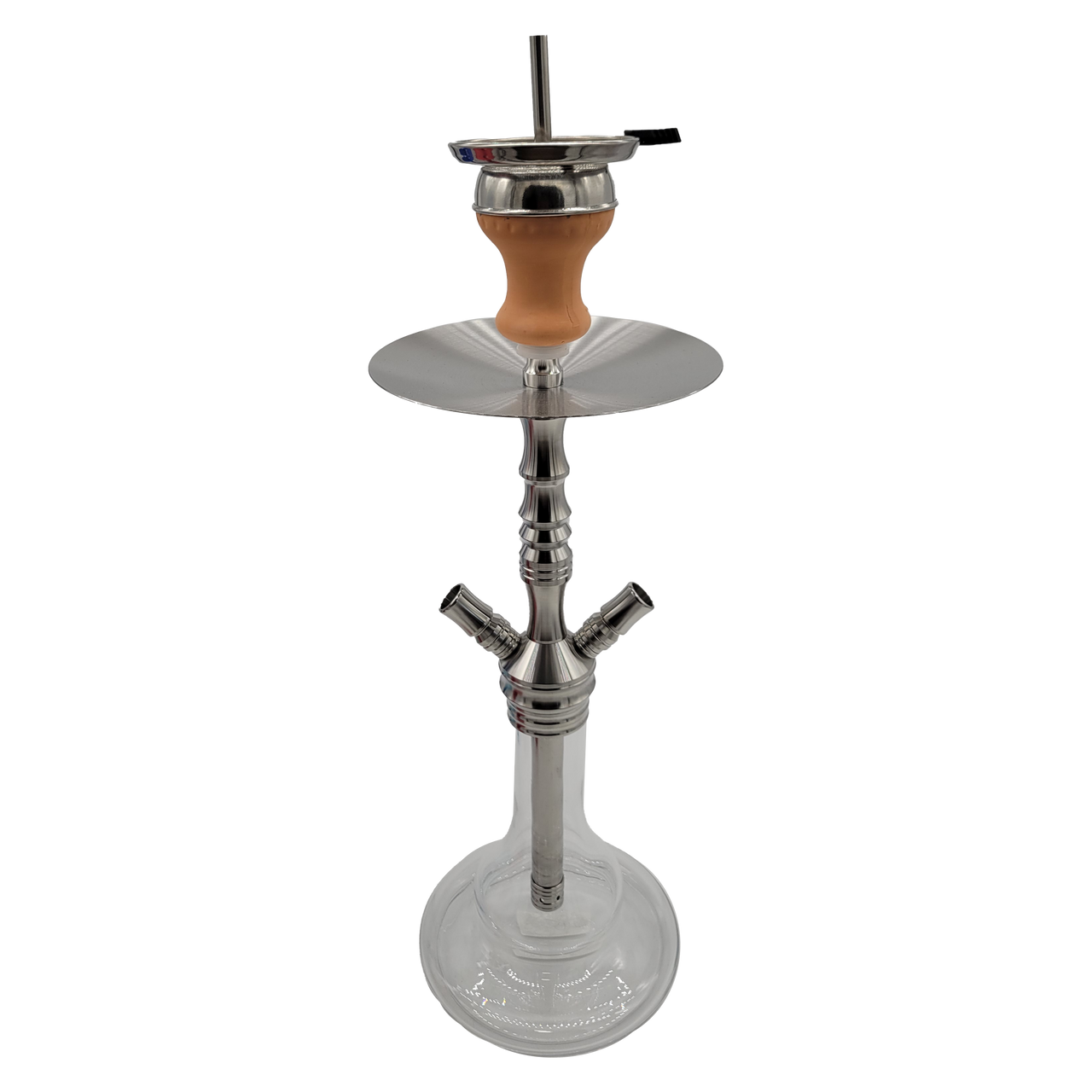 Zahrah Stainless Clear Hookah